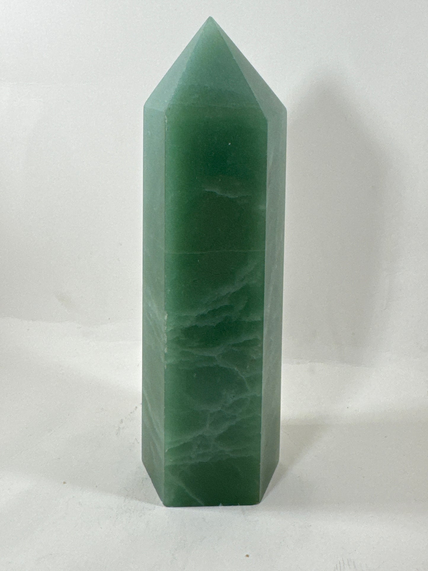 Green aventurine tower 6”