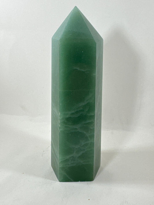 Green aventurine tower 6”