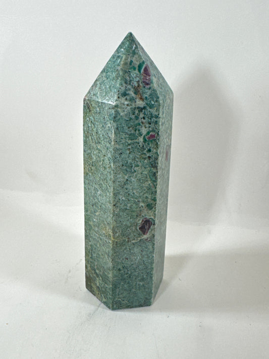 Ruby Fuchsite Tower 5”