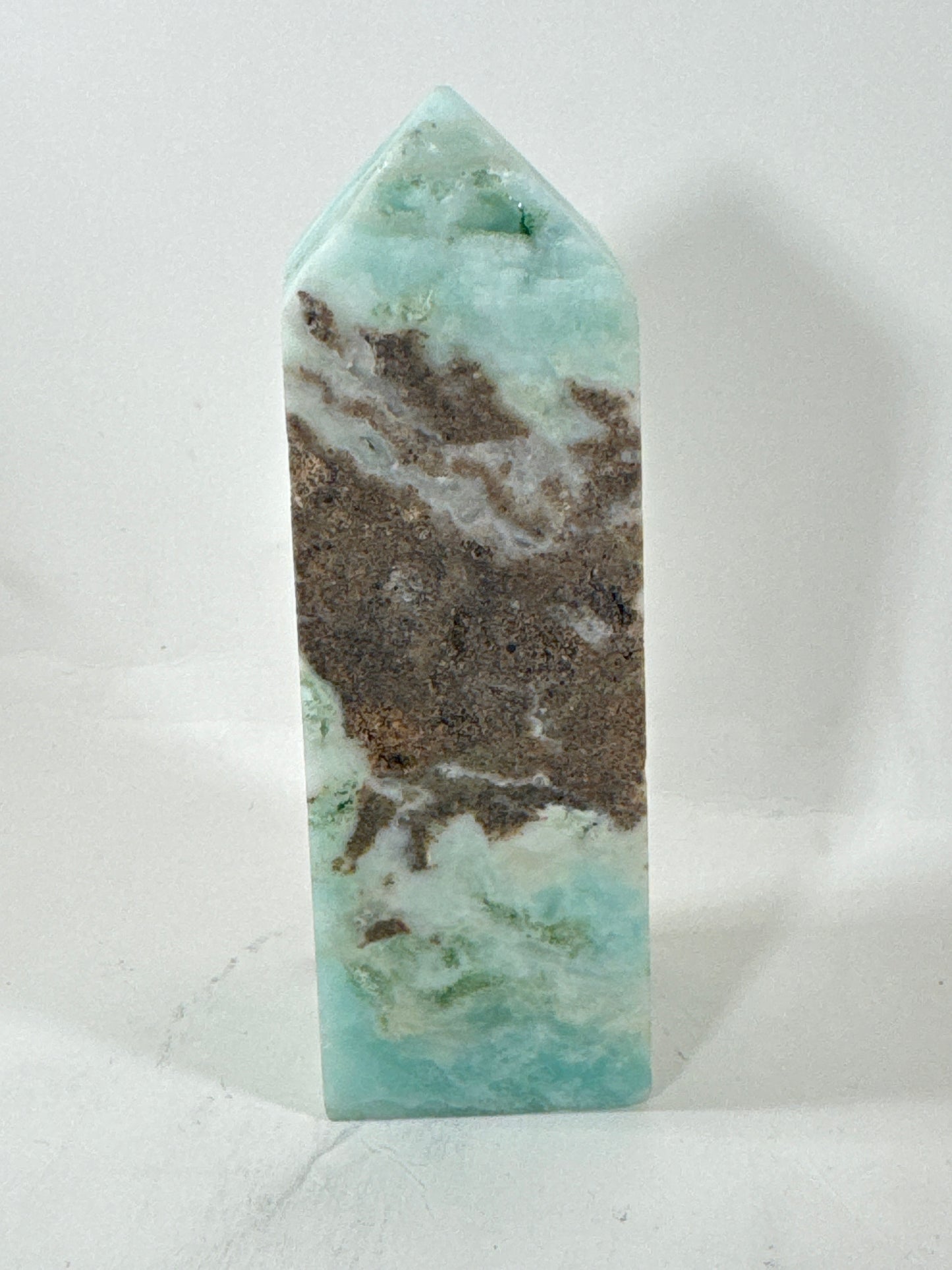 Hemimorphite Tower 4.5”